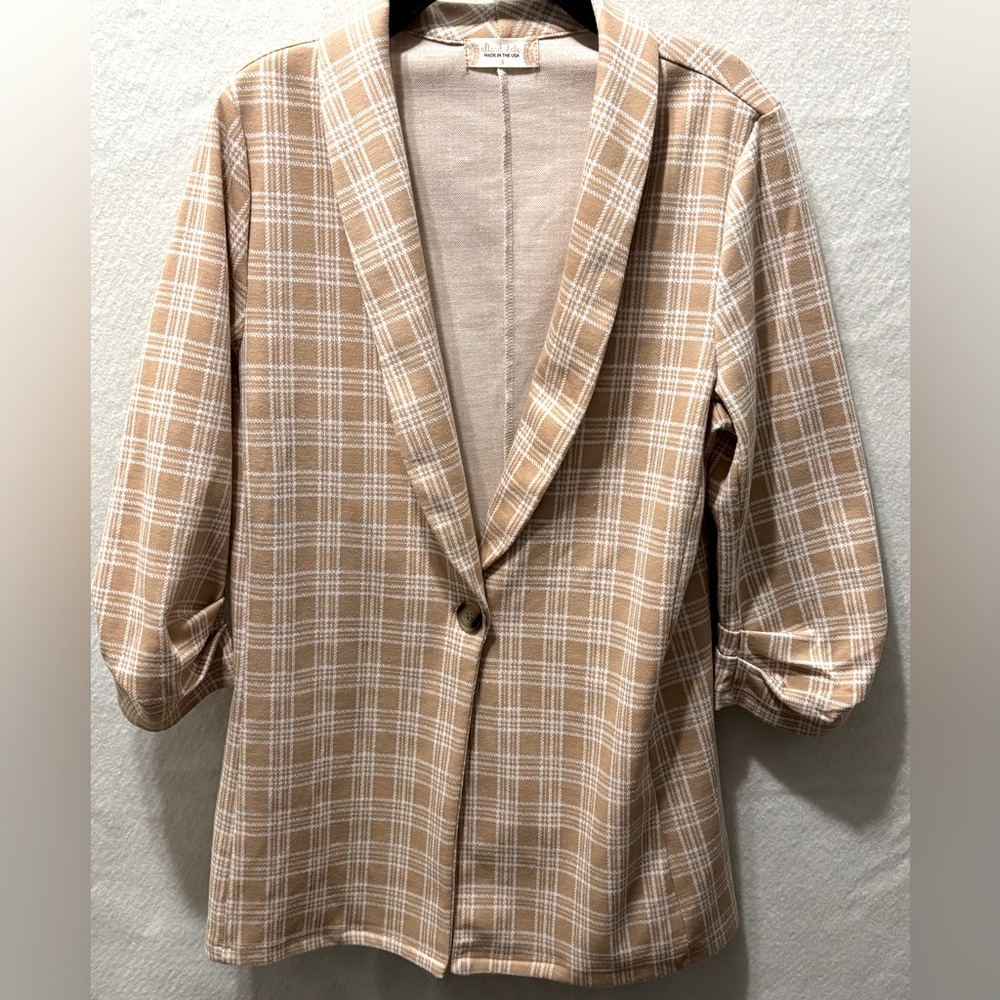 Alter’d State Plaid Light Academia Preppy Schoolgirl Jacket